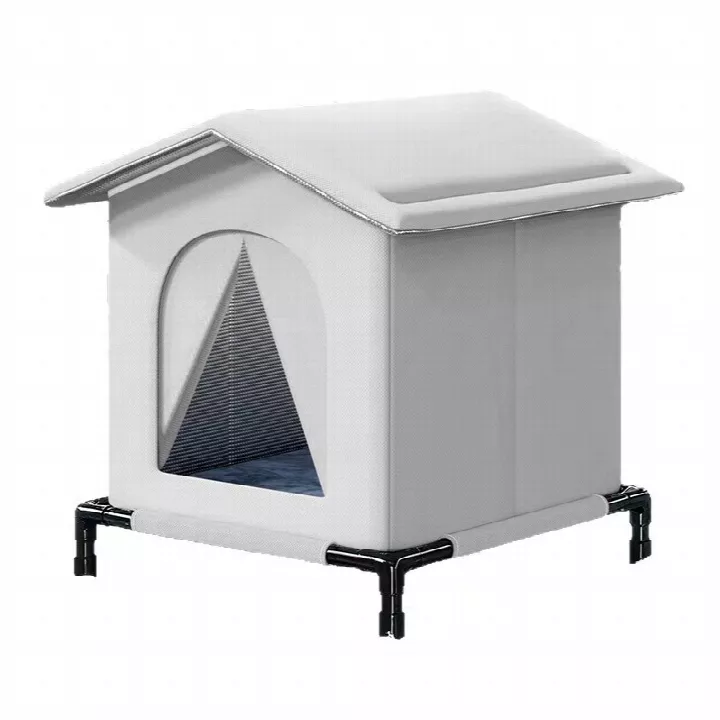 LiswindH Outdoor Feral Cat House for Winter, Waterproof & Insulated Cat Shelter with Elevated Design, Cold-Resistant Tent for Stray Cats to Stay Warm in Winter
