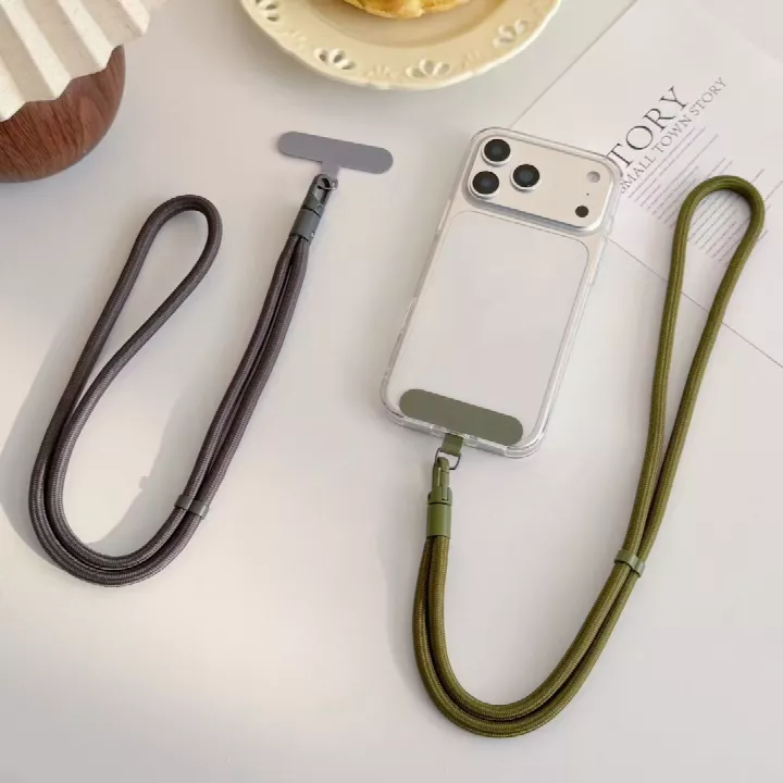 Adjustable Phone Lanyard 3 Sizes, 10 Colors Wrist/Neck/Crossbody Phone Strap, Adhesive-Free Phone Case Lanyard for Most Smartphones