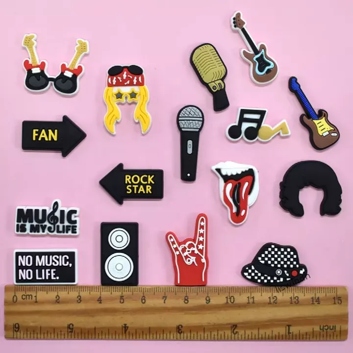 PVC Phone Stickers DIY Cute Charms, Customizable Patterns for Phone Case Decoration