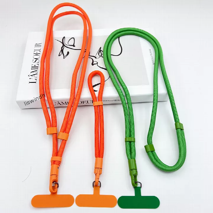 Adjustable Phone Lanyard 3 Sizes, 10 Colors Wrist/Neck/Crossbody Phone Strap, Adhesive-Free Phone Case Lanyard for Most Smartphones