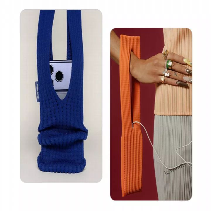 LiswindH 3D Knit Protective Pouch with Snug Fit & Stylish Functionality for Apple iPhone Pocket